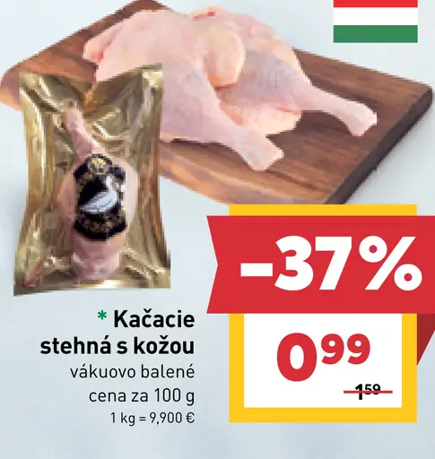 Kačacie stehná s kožou