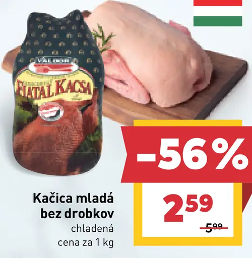 Kačica mladá bez drobkovi