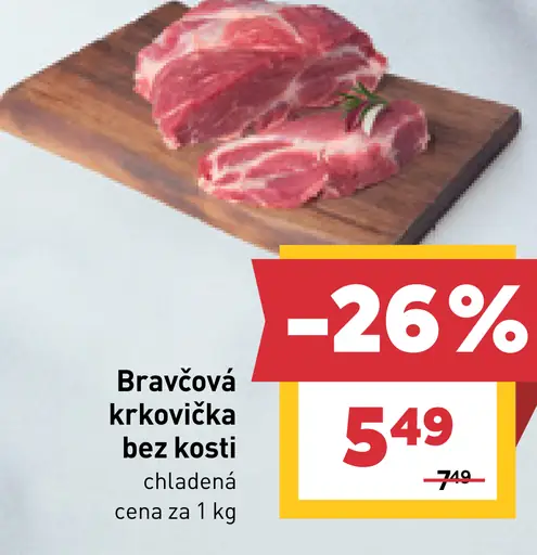 Bravčová krkovička bez kosti