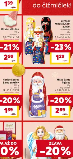 Milka Santa figúrka