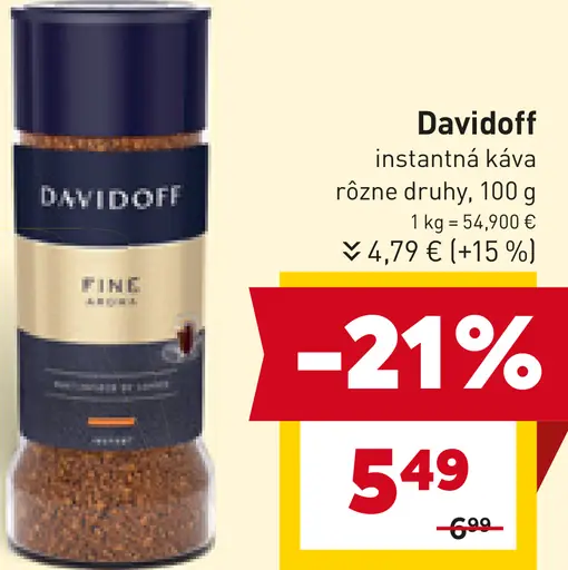 Davidoff instantná káva