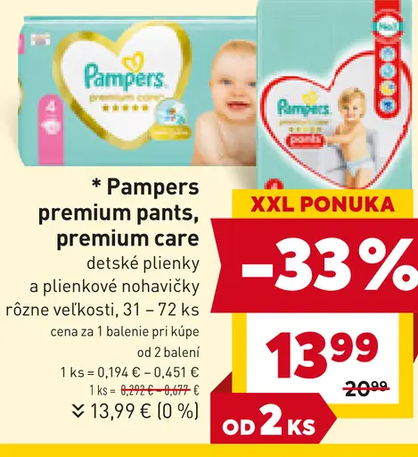 Pampers premium pants