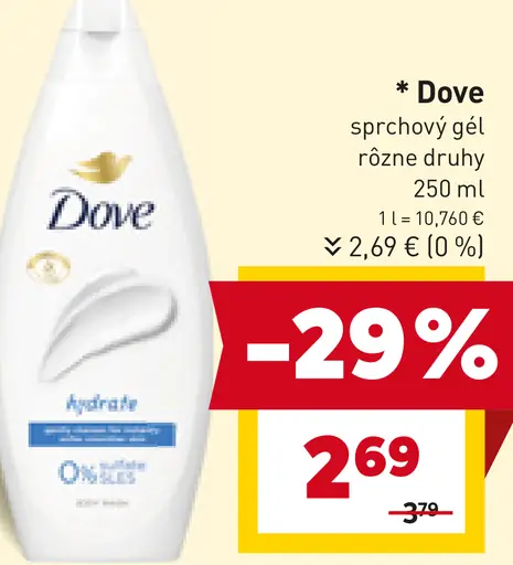 Dove sprchový gél