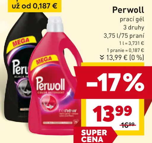 Perwoll prací gél