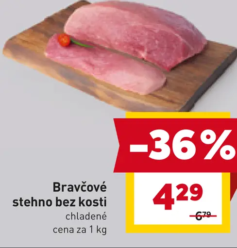 Bravčové stehnos bez kosti