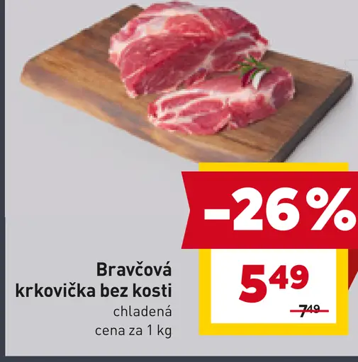 Bravčová krkovička bez kosti