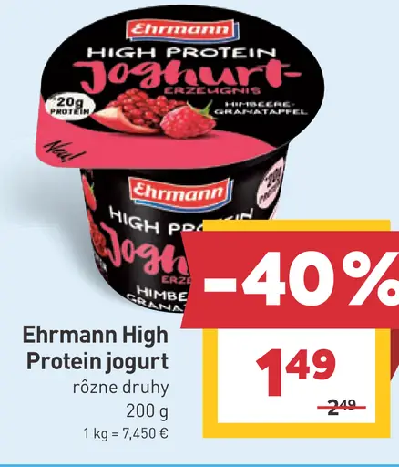 Ehrmann High Protein jogurt