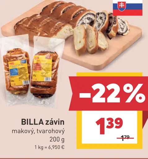 BILLA závin