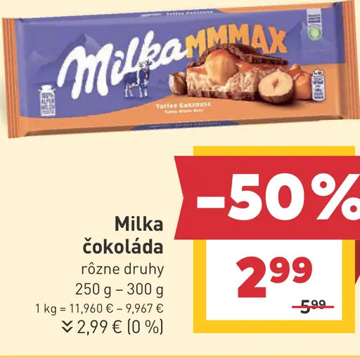 Milka čokoláda