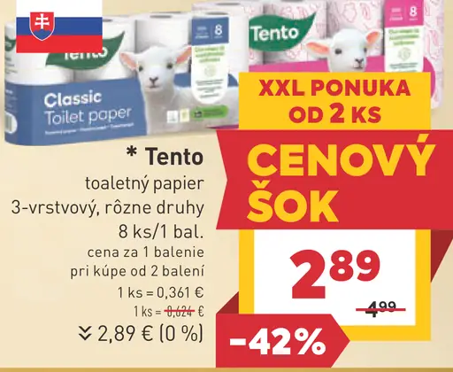 Tento toaletný papier