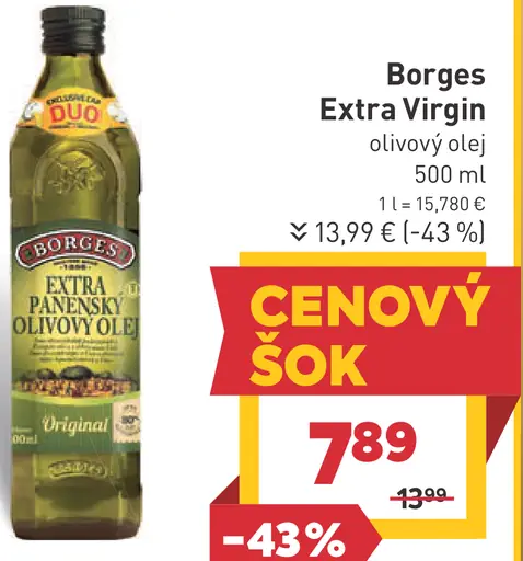 Borges Extra Virgin olivový olej