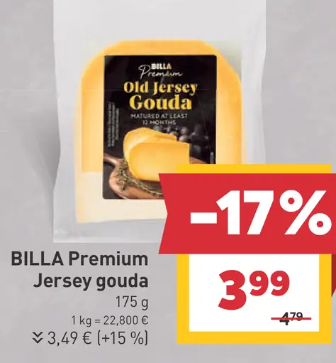 BILLA Premium Jersey gouda