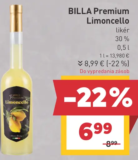 BILLA Premium Limoncello