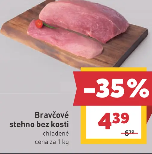 bravčové stehno bez kosti