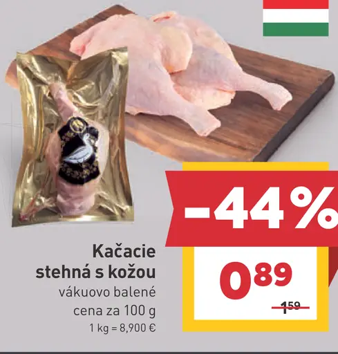 Kačacie stehná s kožou