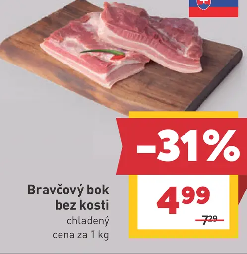 Bravčový bok bez kosti