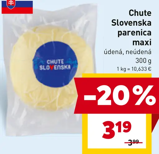 Chute Slovenska parenica maxi