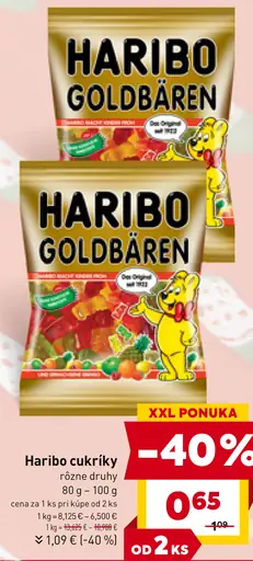 Haribo cukríky