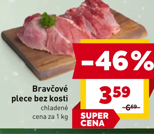 Bravčové plece bez kosti