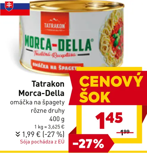 Morca-Della omáčka na špagety