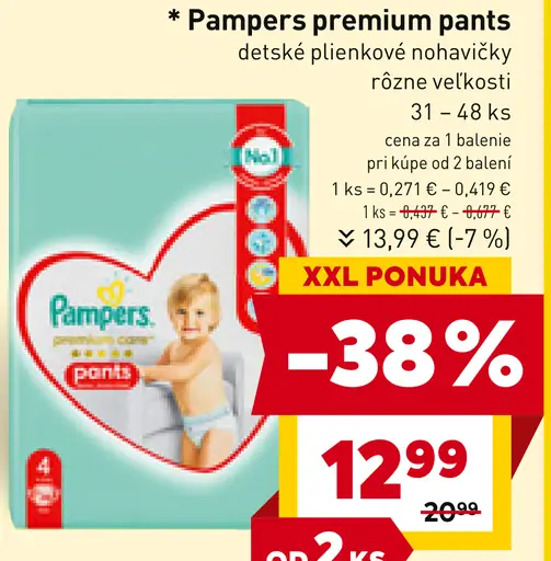 Pampers premium pants