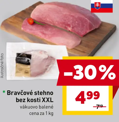 Bravčové stehno bez kosti XXL