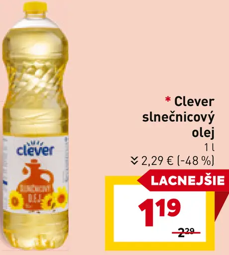 Clever slnečnicový olej