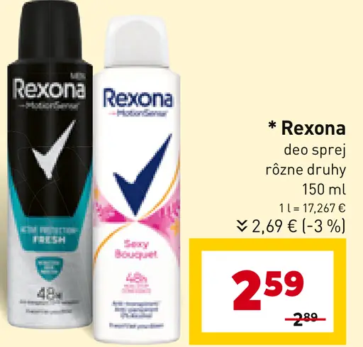 Rexona deo sprej