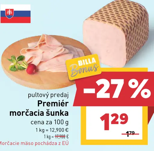 Premiér morčacia šunka