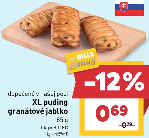 XL puding granátové jablko