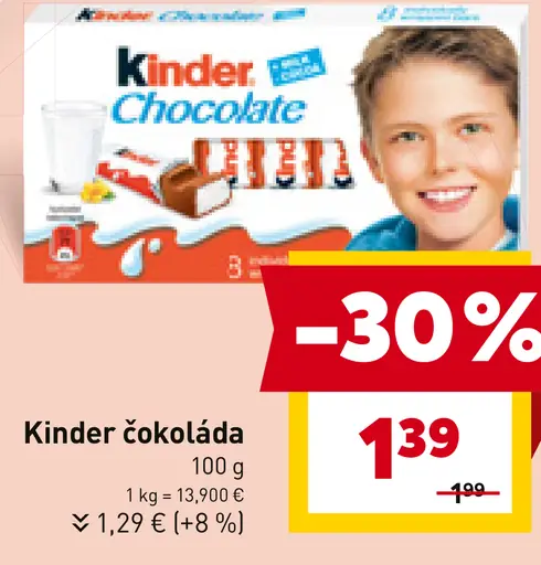 Kinder čokoláda