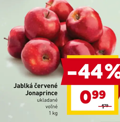 Jablká červené Jonaprince