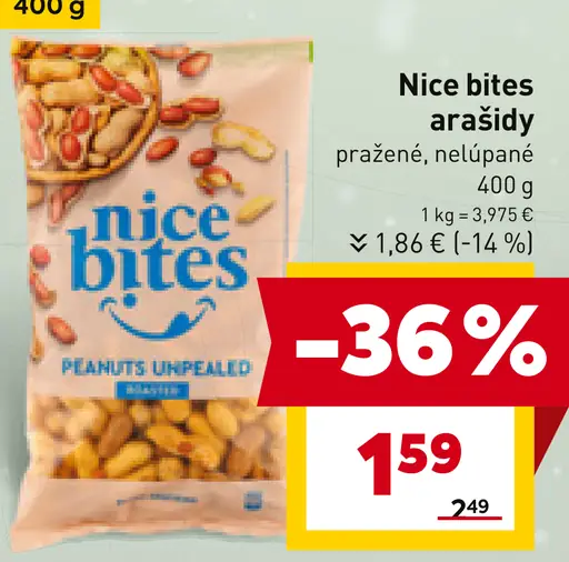 Nice bites arašidy