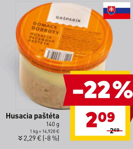 Husacia paštéta