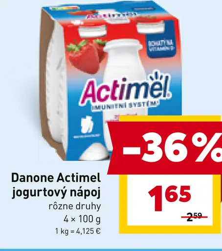 Actimel jogurtový nápoj