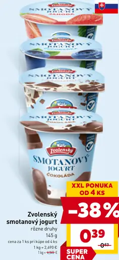 Zvolenský smotanový jogurt