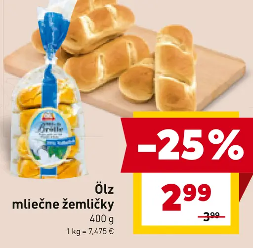 mliečne žemličky