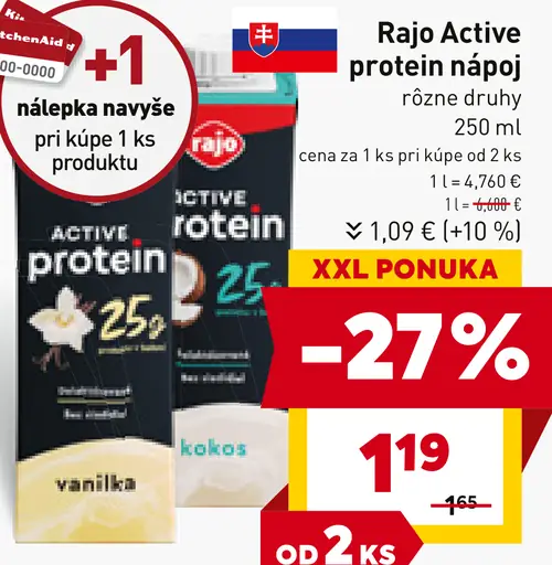 Rajo Active Protein nápoj