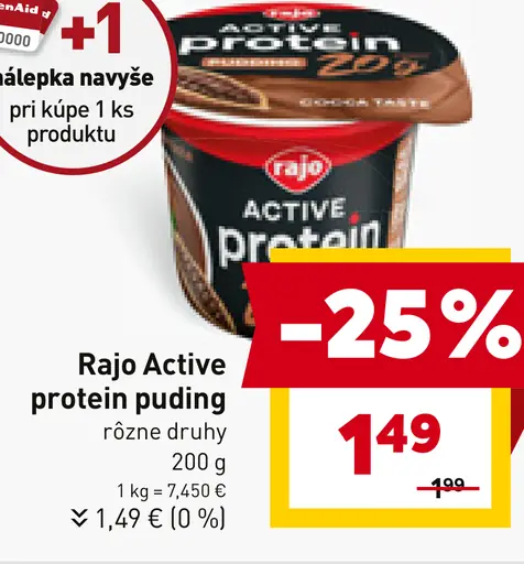 Rajo Active Protein puding