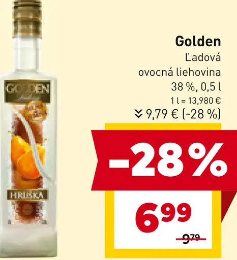 Golden Ľadová ovocná liehovina