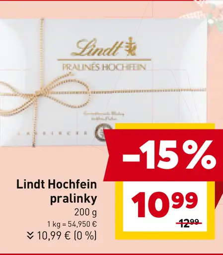 Lindt Hochfein pralinky