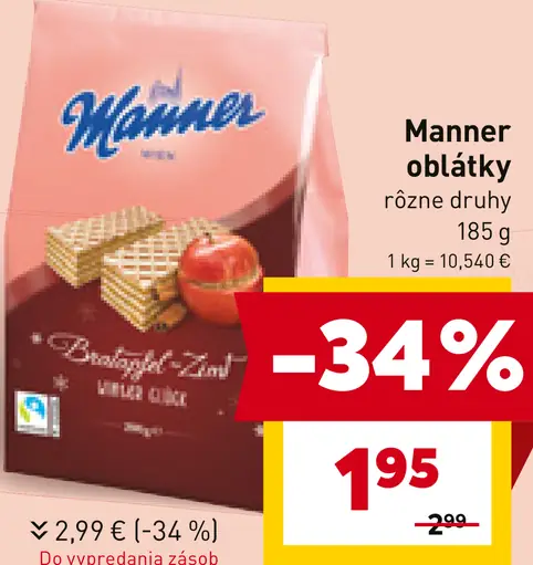 Manner oblátky