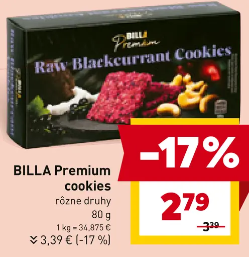 BILLA Premium cookies