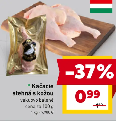 Kačacie stehná s kožou