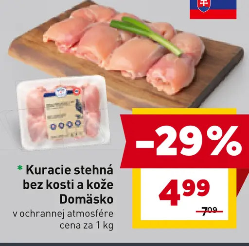 Kuracie stehná bez kosti a kože