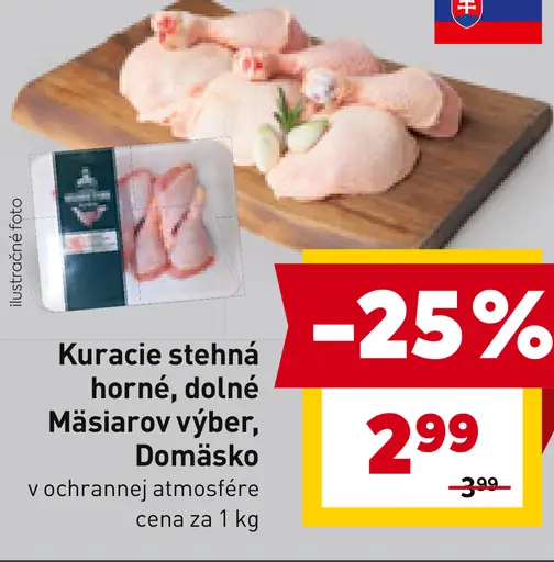 Kuracie stehná horne, dolné