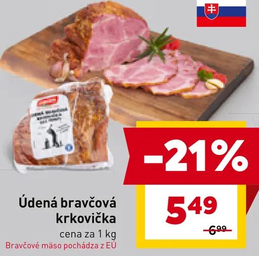 Údená bravčová krkovička