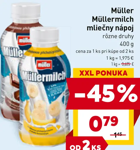 Müller Milch mléčný nápoj