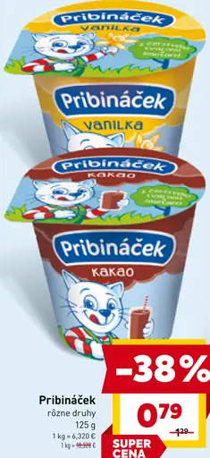 Pribináček vanilka