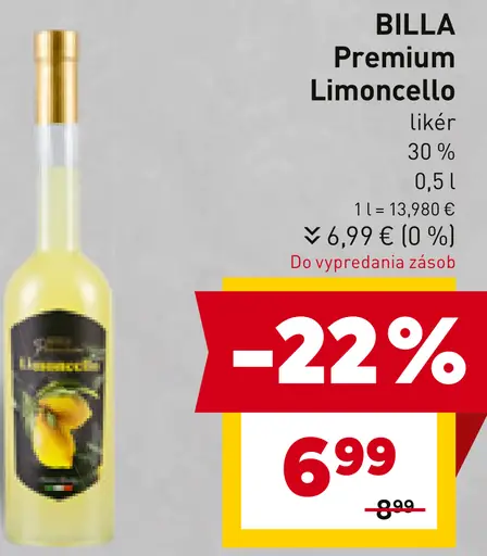 BILLA Premium Limoncello